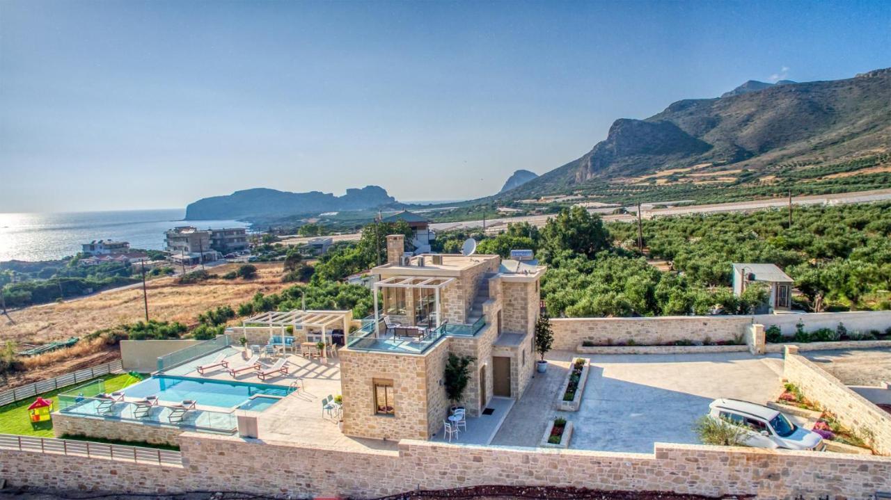Luxuryvillaschania Kore-Falasarna Beach エクステリア 写真